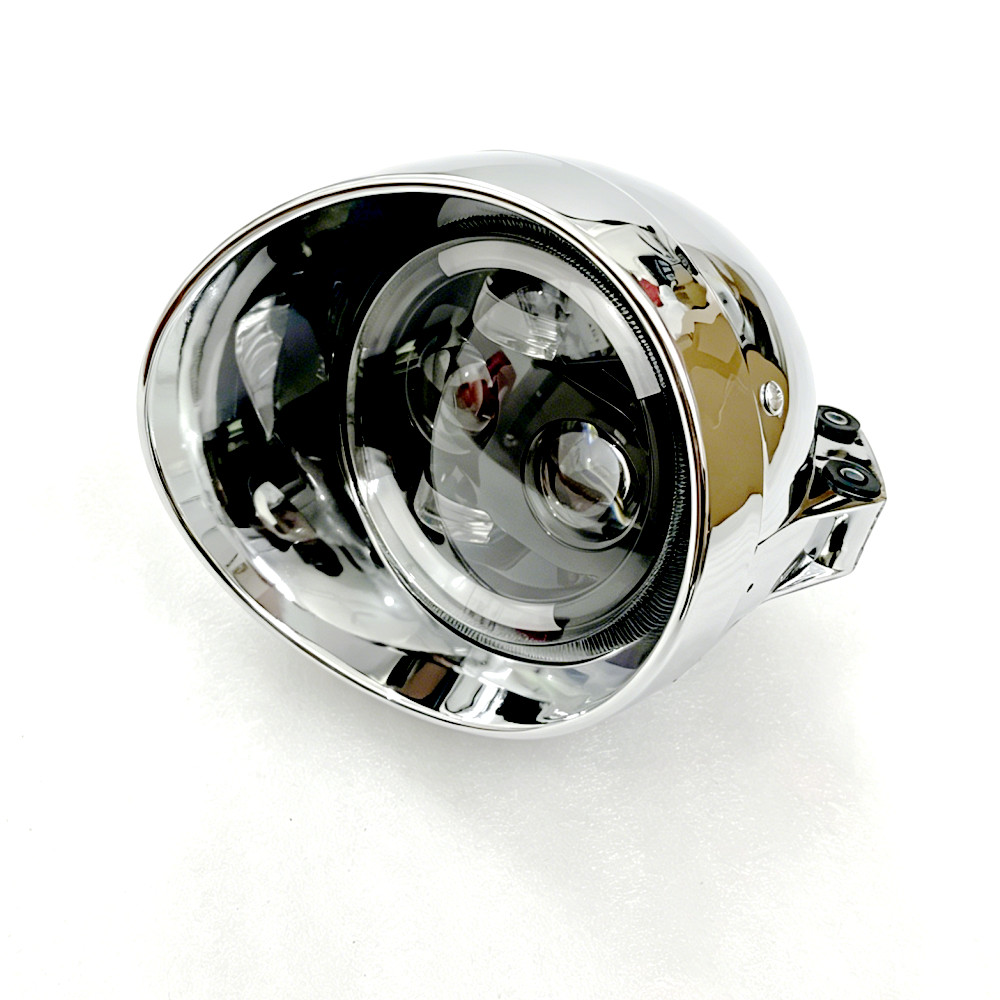 Universal Retro 12V Motorcycle - огляд і ціна Universal Motorcycle Led Headlight Projector
