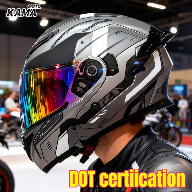 DOT Approved  Motorcycle Helme - огляд і ціна Modular Flip Up Motorcycle Helmet Dot Approved